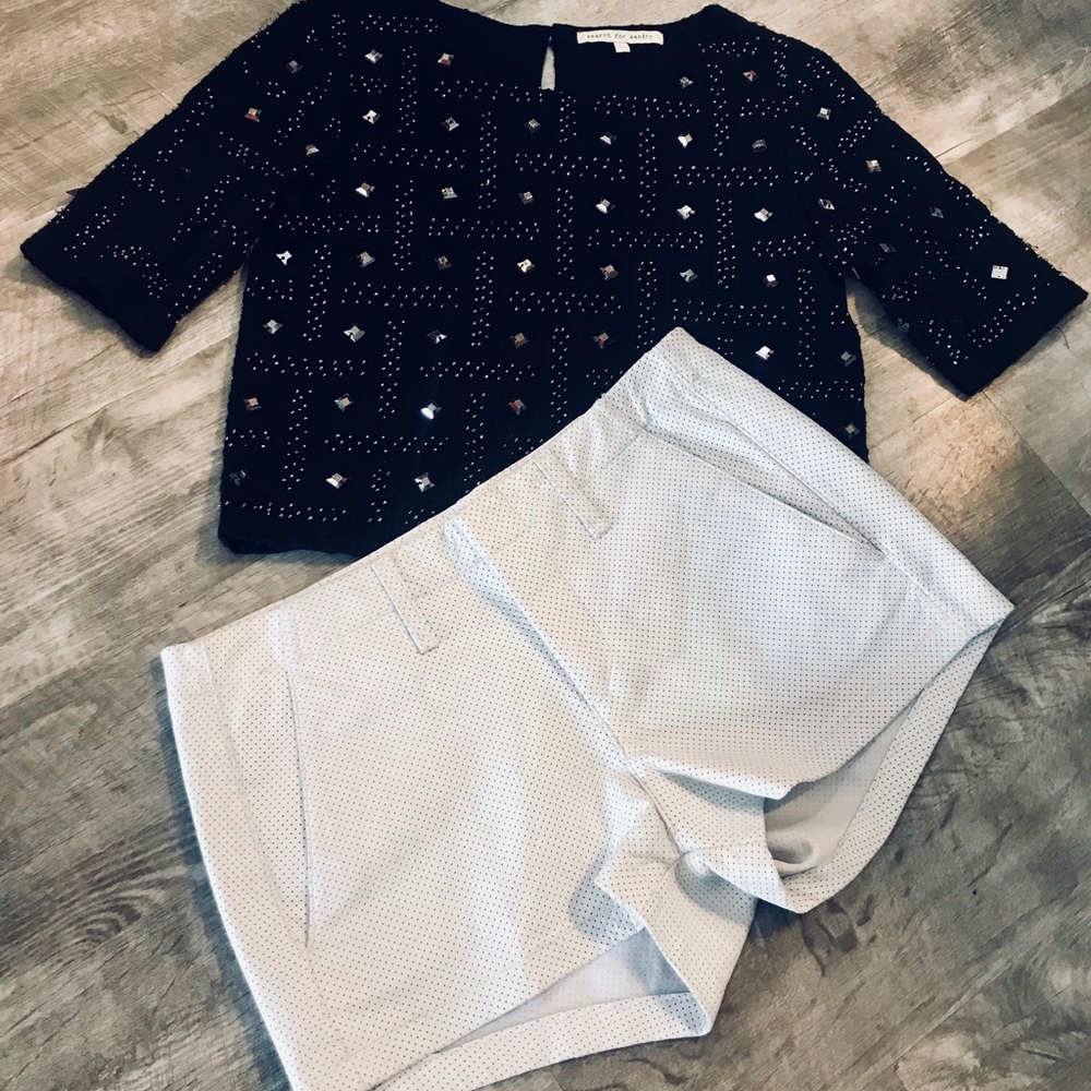 •Rag and Bone• Genuine Leather Shorts